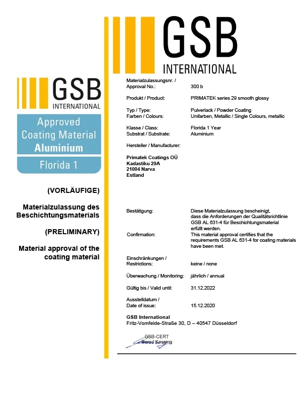 GSB серия 29 гладкие глянцевые